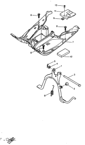 YQ50 Stand. footrest