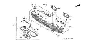 GL1500A Trunk light / license light