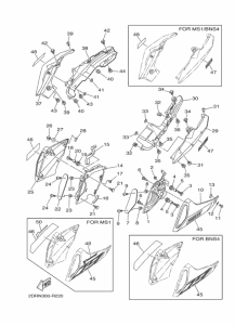 MT09 Боковые обтекатели