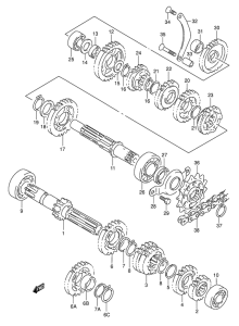 DR350 Трансмиссия