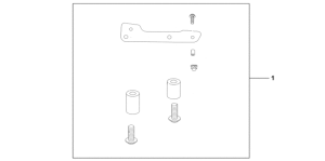  Rear seat bag att kit