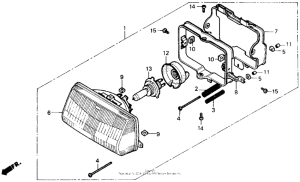 CH150 Ch150 headlight 85
