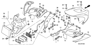  Заднее крыло