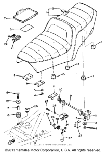 XS400SH Сиденье