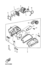 CW50 CW50P Впускная система