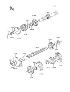 KH125 Трансмиссия