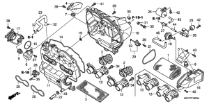 CB600F (ABS) Воздухоочиститель