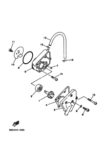 XC150LC Водяная помпа