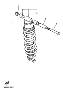 FZR1000 Задняя подвеска