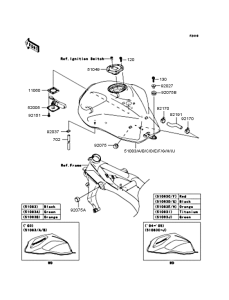 ZR1000 Топливный бак