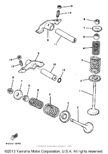 XT125K Клапана
