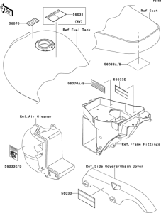 EJ650 Лейбл предостережения