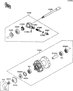 VN1500 Переднее колесо