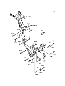  Крепление двигателя