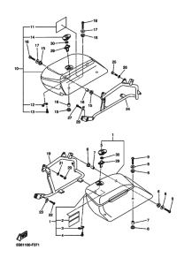 XVS1300CT Боковые кофры