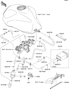 ZR1000 Топливная система