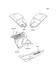 KLE400 Наклейки