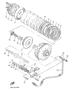 XVZ1300A Сцепление