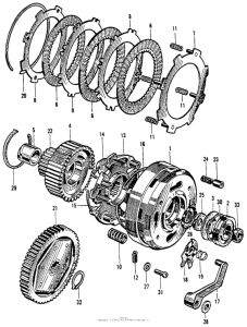 CT200 Сцепление