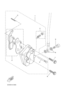 DT50RSM Front brake caliper 2