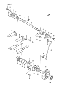 RM125 Клапан выхлопа