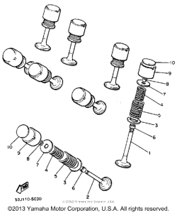 XVZ13UC Клапана