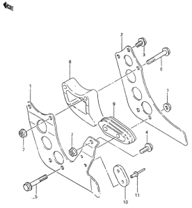 RM465 Направляющая цепи