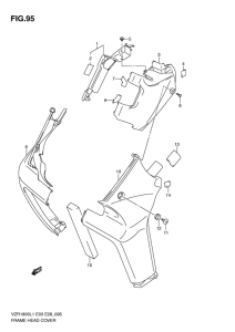 VZR1800 Frame head cover