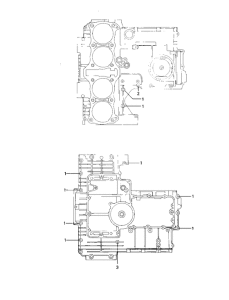 KZ1000 Crankcase bolt & stud pattern