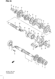 GZ125 Трансмиссия