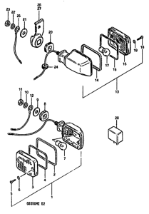 GS550 Поворотники