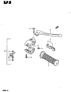 FR80 Right handle switch