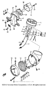 YDS5 Head lamp and tail lamp