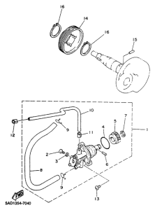 YN50R Масляный насос