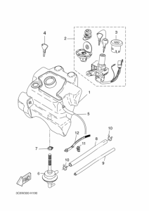 YQ50 Топливный бак