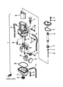 YZ250WR YZ250WRW Carburetor assy