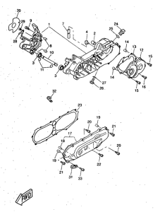 CW50RS Картер двигателя