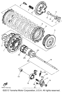 FZR400SAC Сцепление