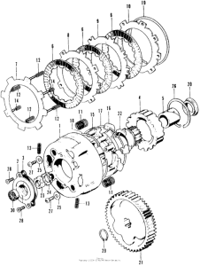 CT90 Сцепление