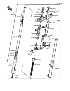 AR125S Передняя вилка