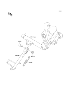 EJ400 Подножка