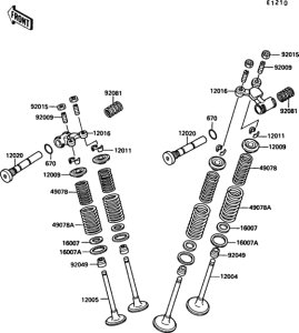 EX500 Клапана