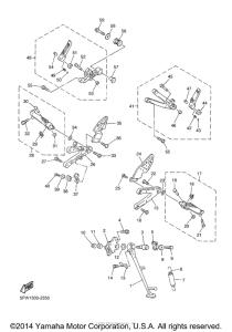 YZF-R1 Подножки