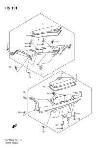 GSF650 (ABS) Upper panel