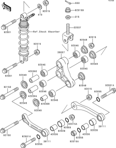 ZX400 Подвеска