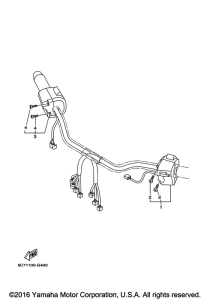 XV1900CU Рулевые переключатели