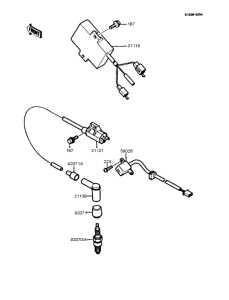 KMX200 Система зажигания