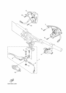 HW151 Interruptor  manillar&palanc