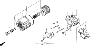 GL1200I Маслянный фильтр