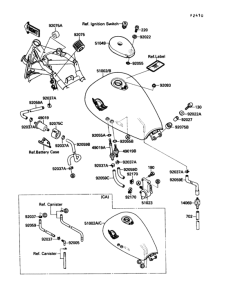 VN1500 Fuel tank(1 / 2)